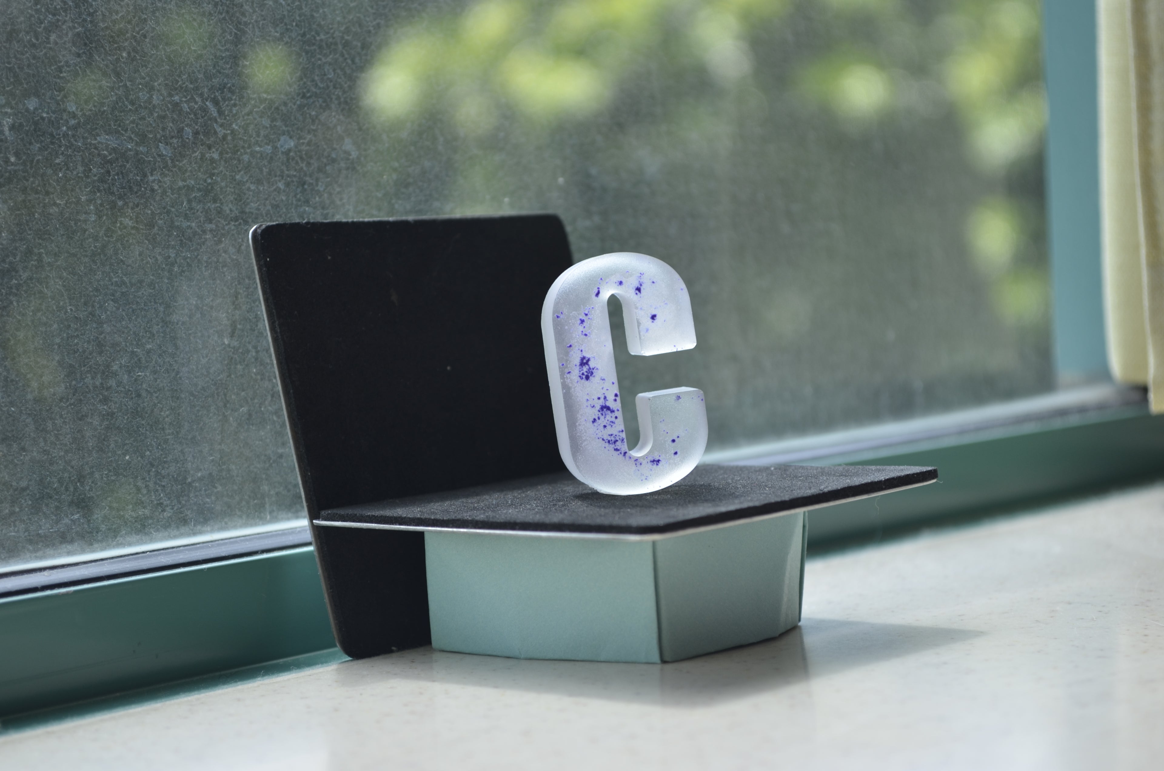 Purple Letter C