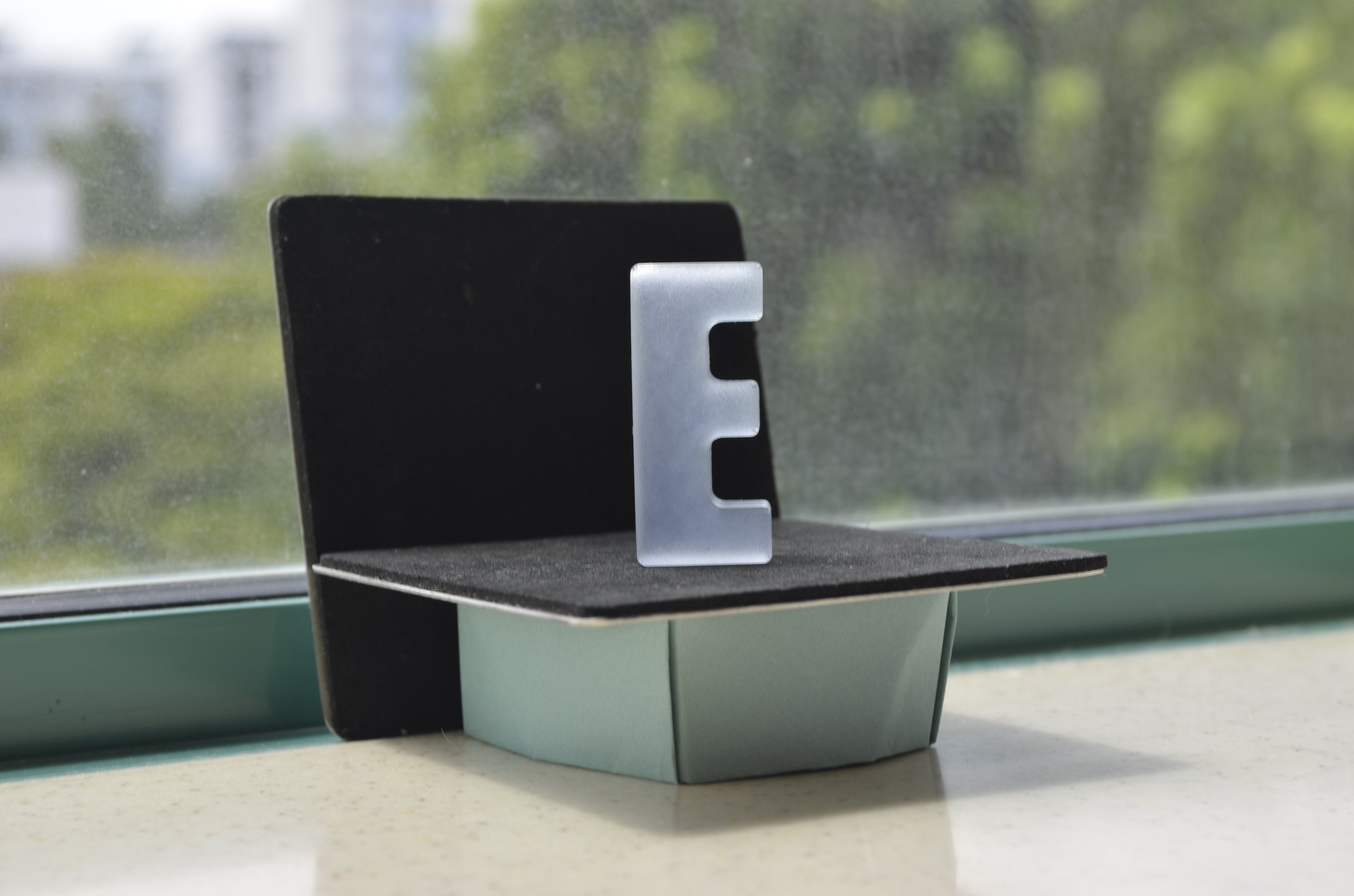 Blue Letter E