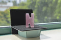 Pink Letter N