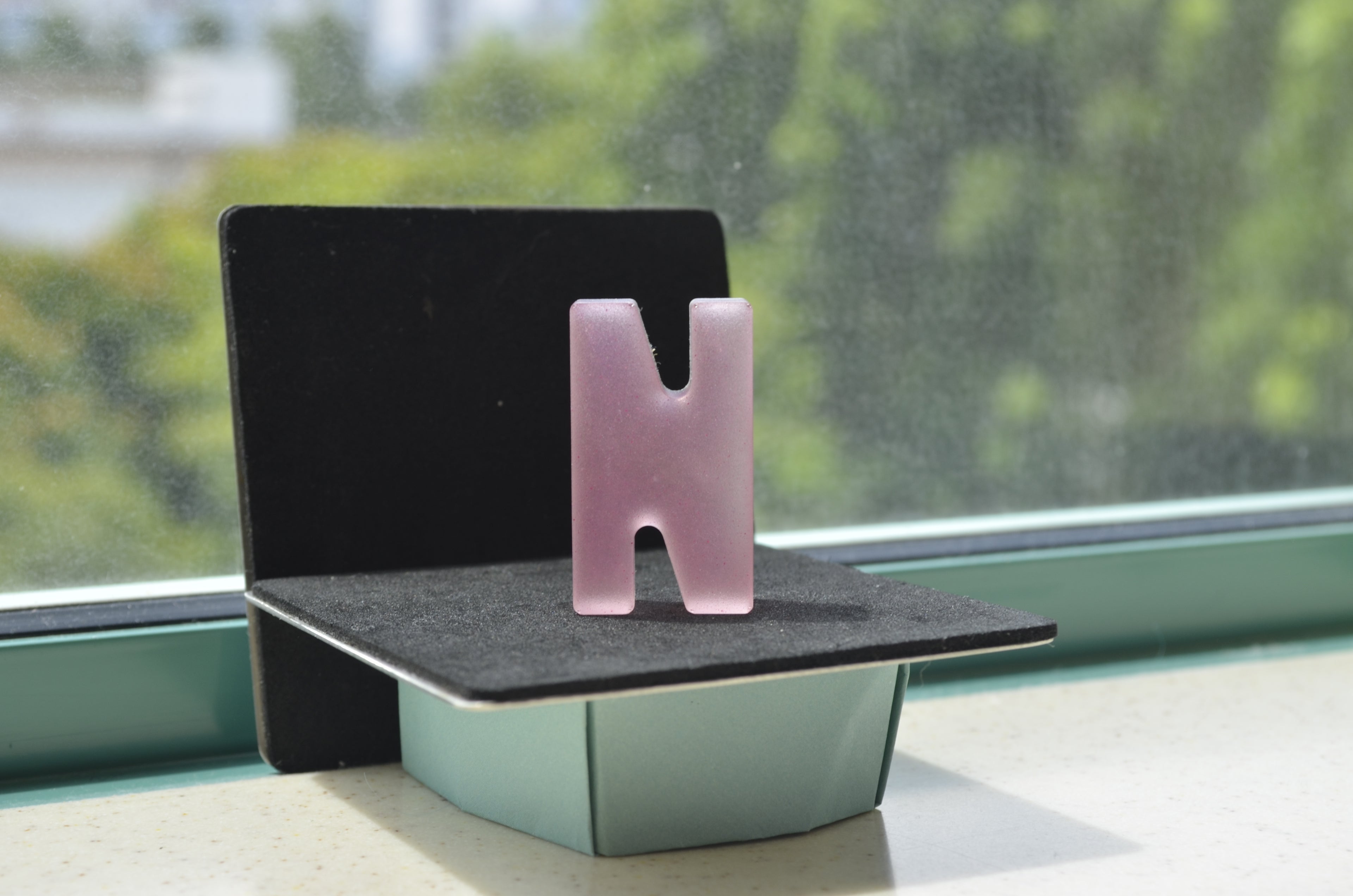 Pink Letter N