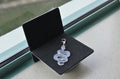 Clear Snake Keychain